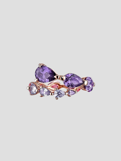 Lilac Nova Coil Ring,Anabela Chan,- Fivestory New York