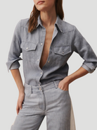 Rancher's Daughter Denim Shirt,TWP,- Fivestory New York