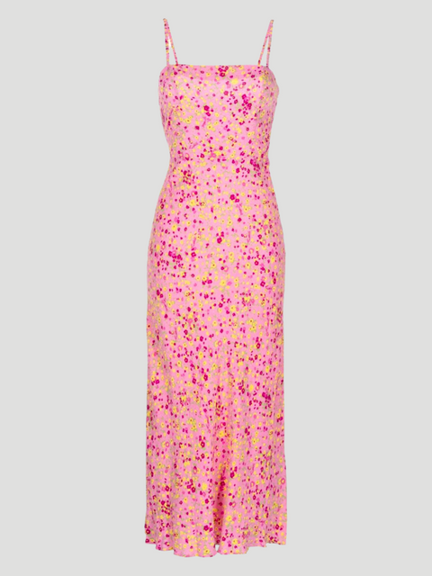 Jacquard Midi Slip Dress,ROTATE Birger Christensen,- Fivestory New York