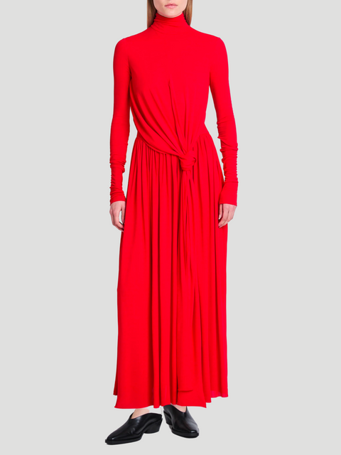 Meret Crepe Jersey Turtleneck Maxi Dress,PROENZA SCHOULER,- Fivestory New York