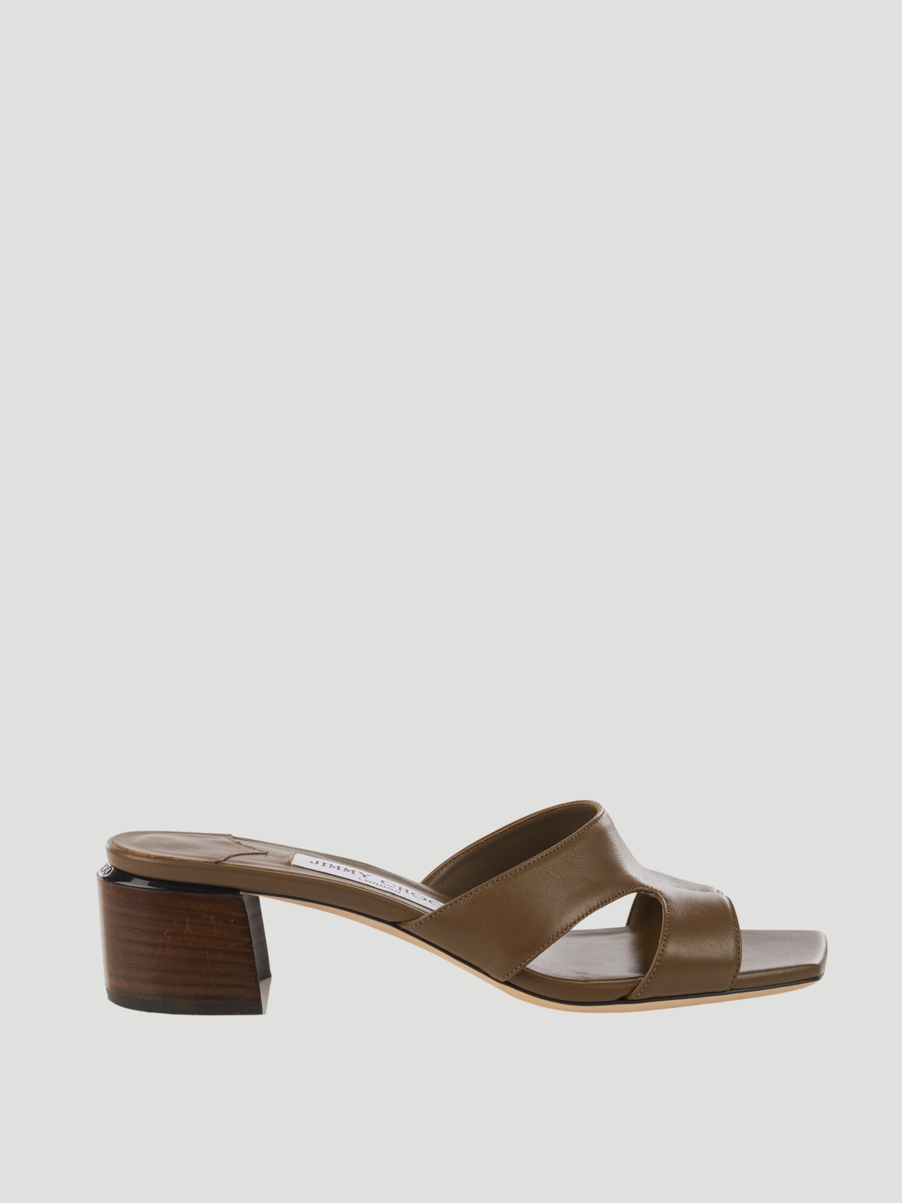 45mm Ellison Leather Sandal Mule,Jimmy Choo,- Fivestory New York