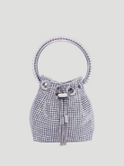 Micro Bon Bon Crystal Mesh Bucket Top-Handle Bag,Jimmy Choo,- Fivestory New York