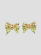 Citrus Mini Bow Tie Earrings,Anabela Chan,- Fivestory New York