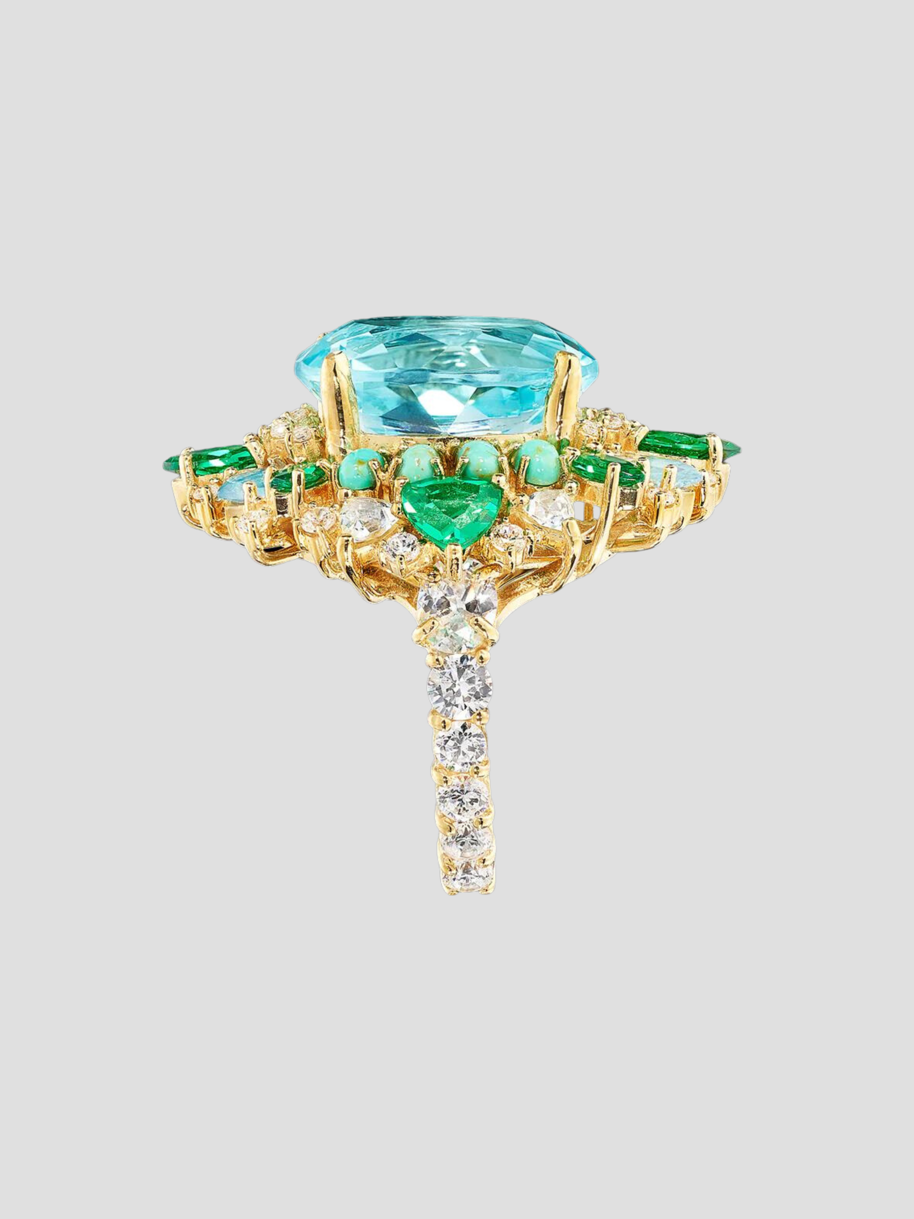 Aqua Poseidon Ring,Anabela Chan,- Fivestory New York