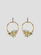 Aqua Orchard Hoop Earrings,Anabela Chan,- Fivestory New York