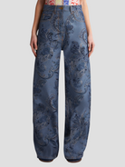 Printed Denim Jeans,ETRO,- Fivestory New York