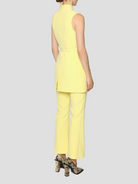 Yellow Paige Sleeveless Jacket,Huishan Zhang,- Fivestory New York