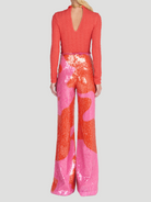 Avellino Sequin Straight Leg Pant,Silvia Tcherassi,- Fivestory New York