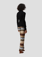 Brown Multi Zig Zag Pant,MISSONI,- Fivestory New York