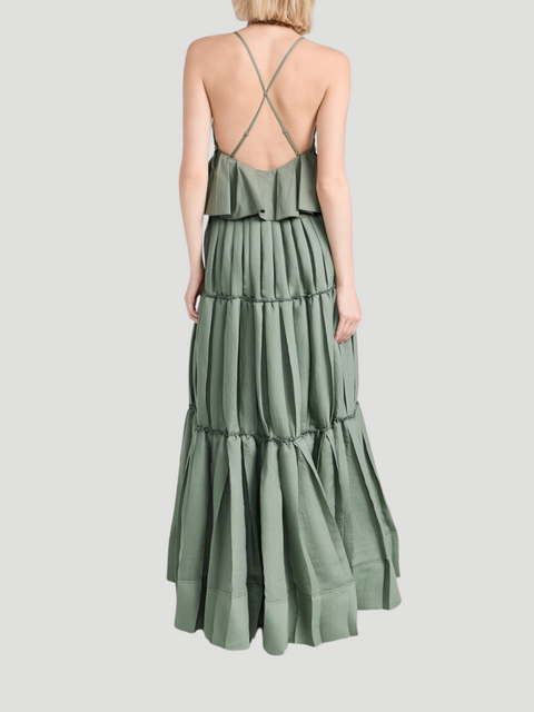 Delania Pleated Maxi Dress,SIMKHAI,- Fivestory New York