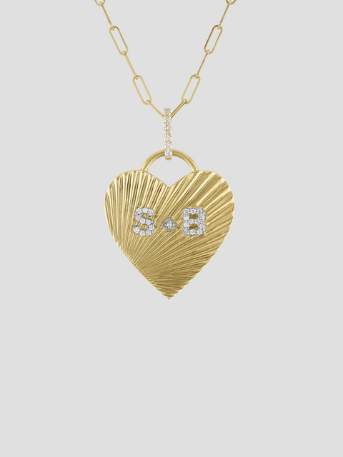 Love Charm Elshane Chain Necklace - J Initial,My Story Fine Jewelry,- Fivestory New York