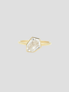 White Topaz Shield Jollie Ring,Bondeye,- Fivestory New York