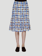 Printed Crepe de Chine Midi Skirt,MARNI,- Fivestory New York