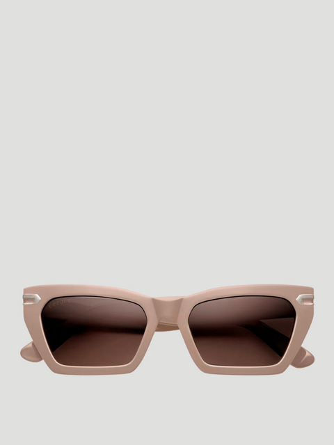Heather Mini Sunglasses in Rose Taupe,Feroce,- Fivestory New York