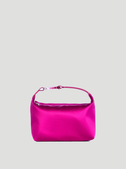 Moon Bag in Pink Satin,Eera,- Fivestory New York