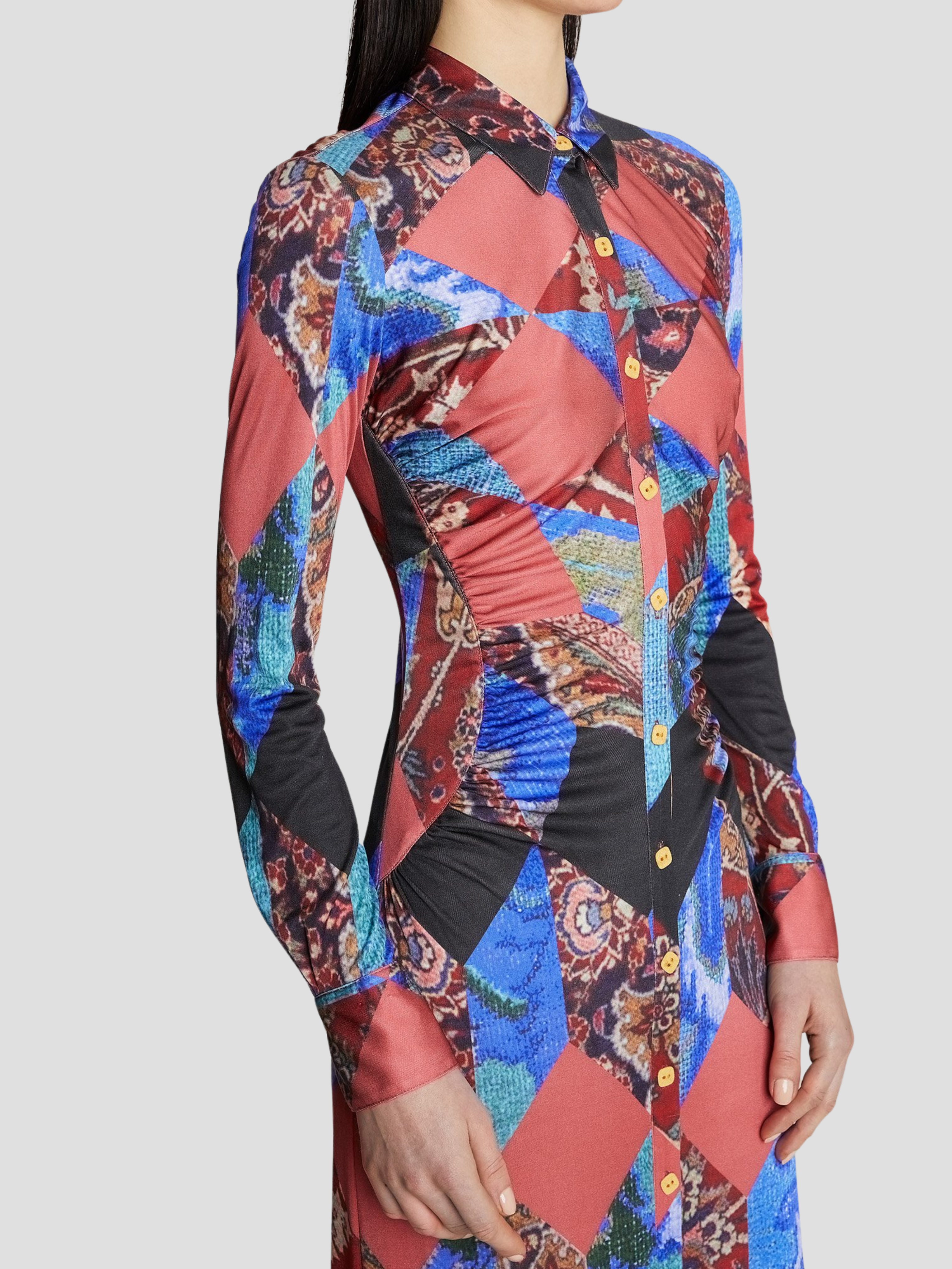 Ines Printed Midi Dress,Amir Taghi,- Fivestory New York