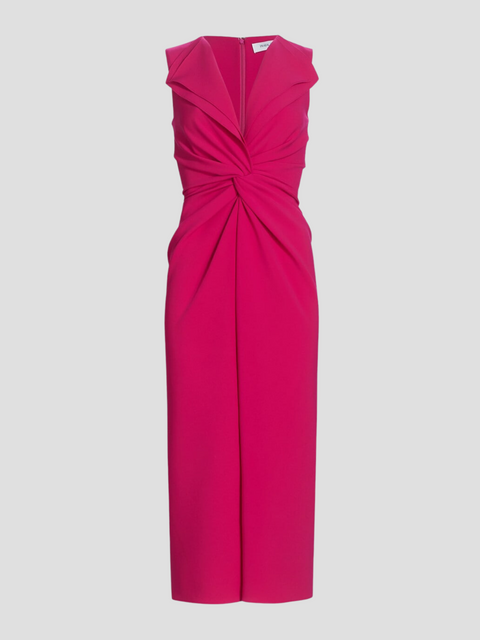 Lily Twist Front Dress in Pink,Prabal Gurung,- Fivestory New York