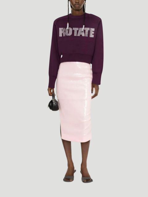 Sequin Midi Pencil Skirt,ROTATE Birger Christensen,- Fivestory New York