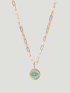 Turquoise, Gold & Diamond Charms Necklace Set,Ali Grace Jewelry,- Fivestory New York