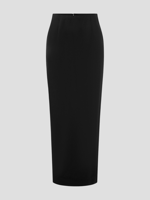 Black Gigi Pencil Midi Skirt,POSSE,- Fivestory New York