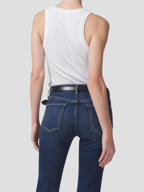 Isabel Rib Tank in White,Citizens Of Humanity,- Fivestory New York