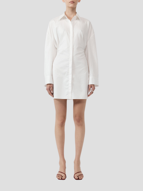 Cotton Oversized Shirt Dress,St. Agni,- Fivestory New York