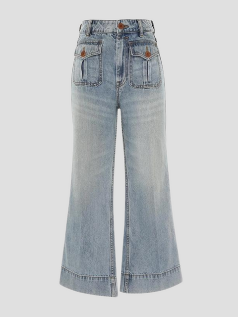 Cropped Flare Jean