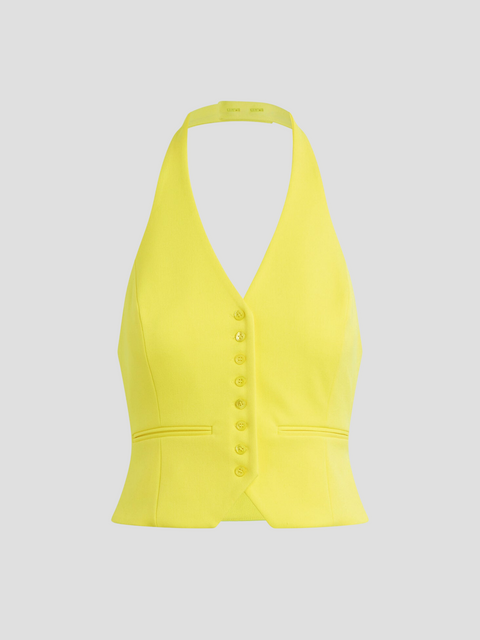 Yellow Favorite Halter Vest,Favorite Daughter,- Fivestory New York