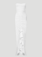 Carelia White Off-Shoulder Mermaid Dress,Maygel Coronel,- Fivestory New York