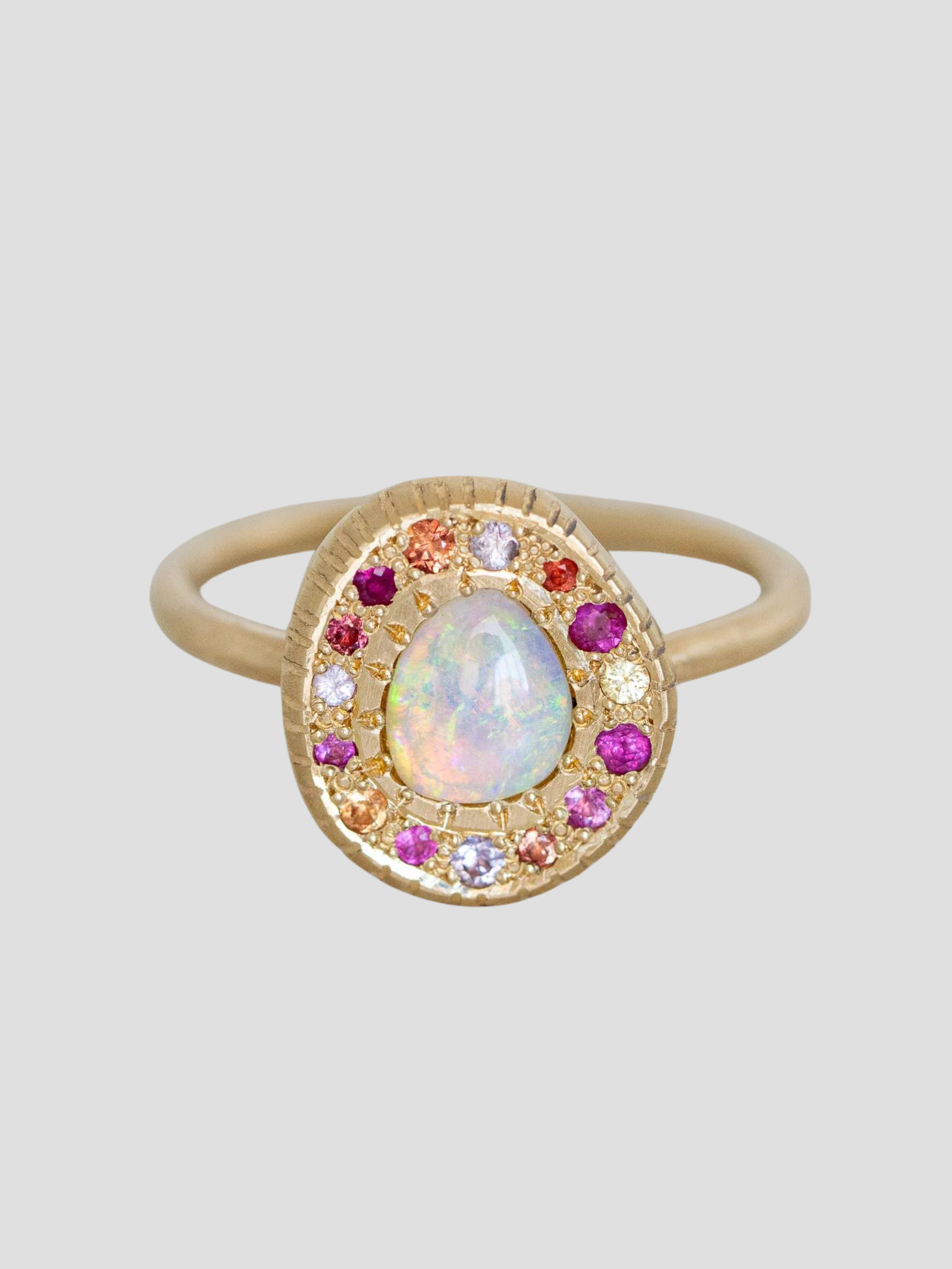 Trilliant Opal Pebble Ring,Sarah Gardner,- Fivestory New York