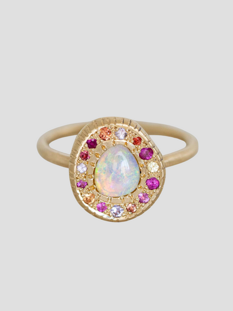 Trilliant Opal Pebble Ring,Sarah Gardner,- Fivestory New York