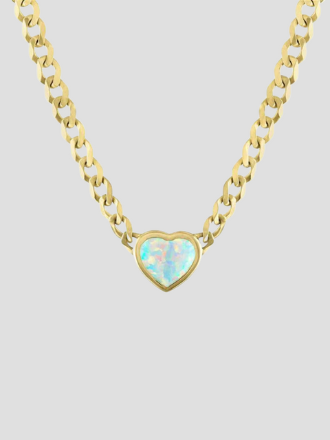 Cooper Heart Pendant Necklace,My Story Fine Jewelry,- Fivestory New York