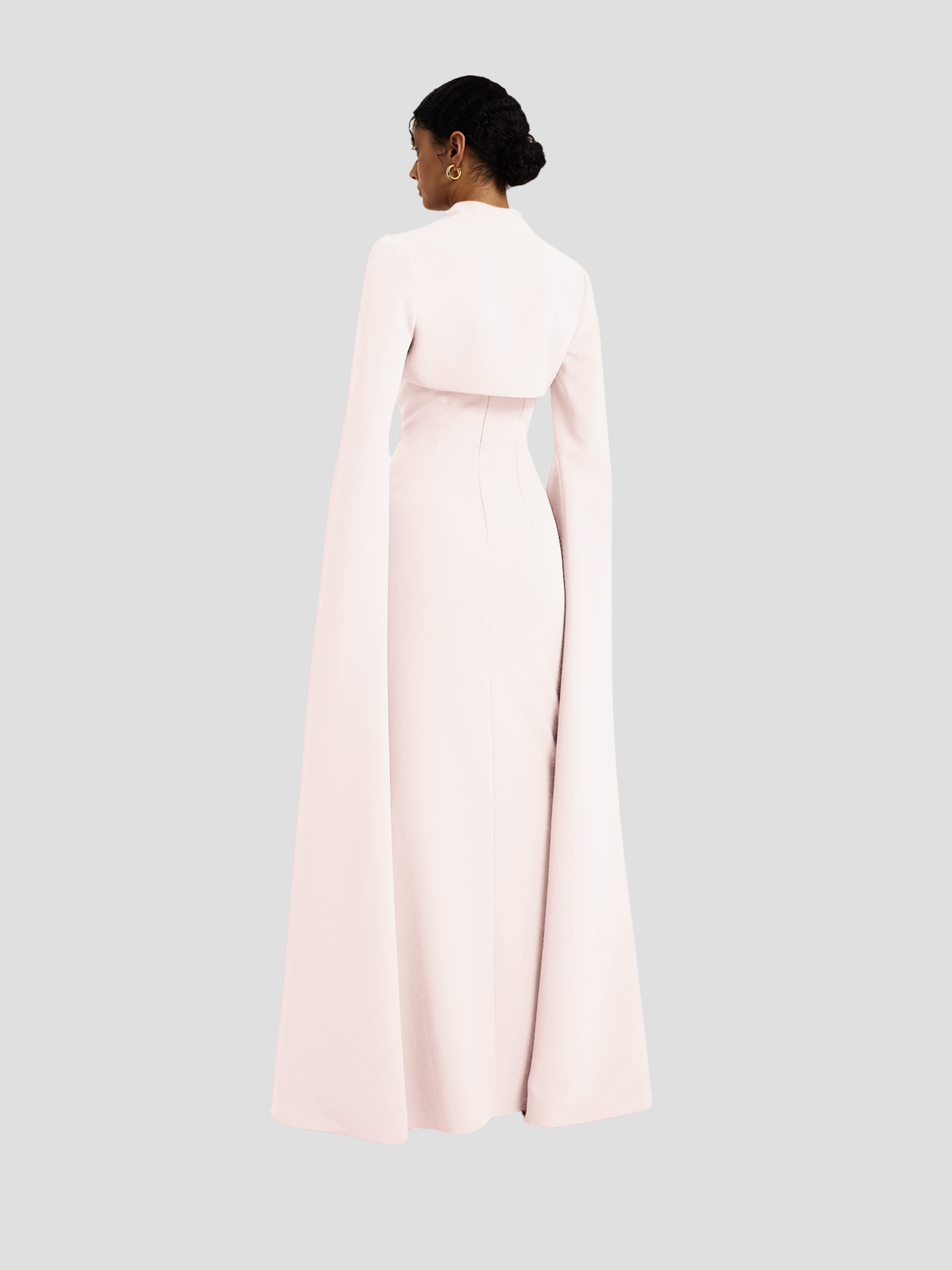 Amari Pale Pink Bolero With Soshin Dress,SAFIYAA,- Fivestory New York