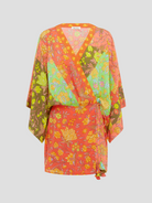 Alvita Silk Robe Mini Dress,BOTEH,- Fivestory New York