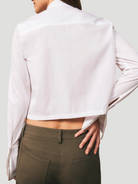 Patti Cotton Ruffle Shirt with Crystal-Embroidered Cuffs,TWP,- Fivestory New York