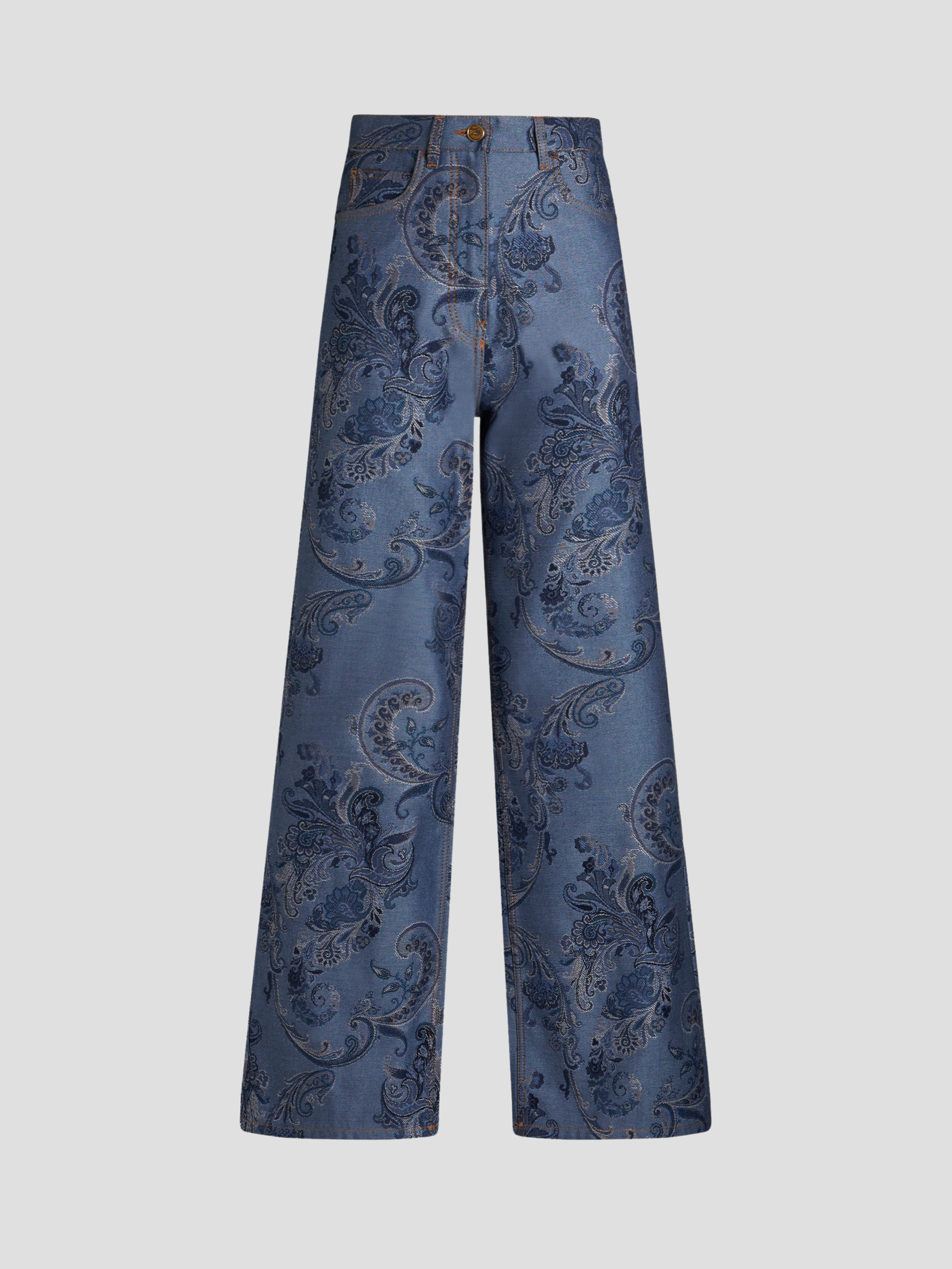 Printed Denim Jeans,ETRO,- Fivestory New York