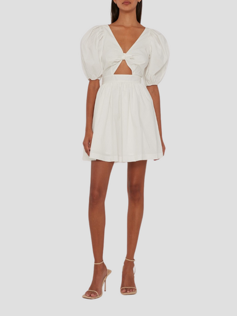 Puff Sleeve Mini Dress,ROTATE Birger Christensen,- Fivestory New York