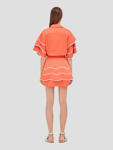 Solan Half Sleeve Shirt Mini Dress,Alexis,- Fivestory New York