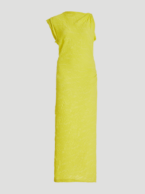 Franzy Draped Jacquard Cotton-Blend Midi Dress,Isabel Marant,- Fivestory New York