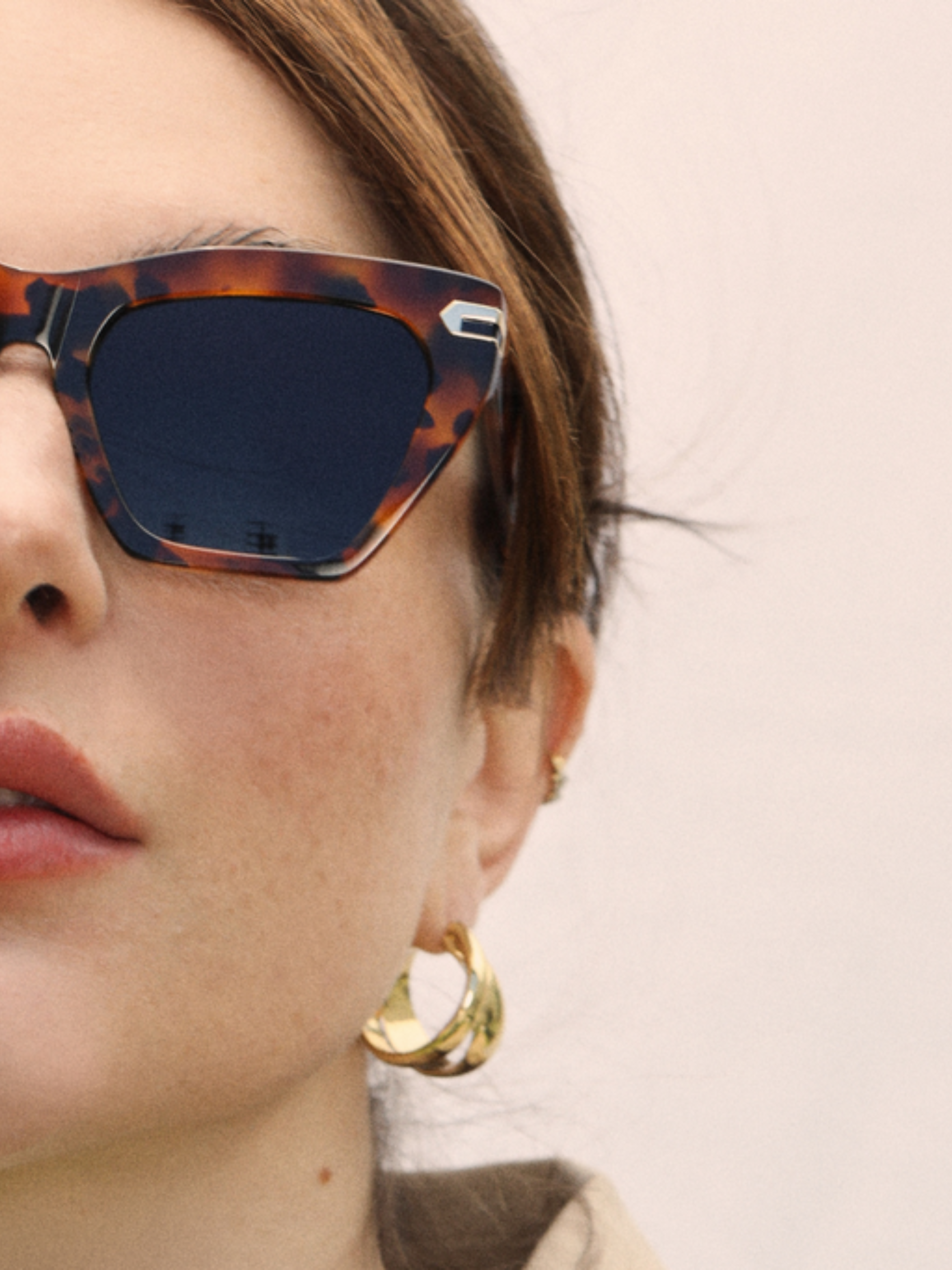 Tortoise Heather Panthera Sunglasses,Feroce Eyewear,- Fivestory New York