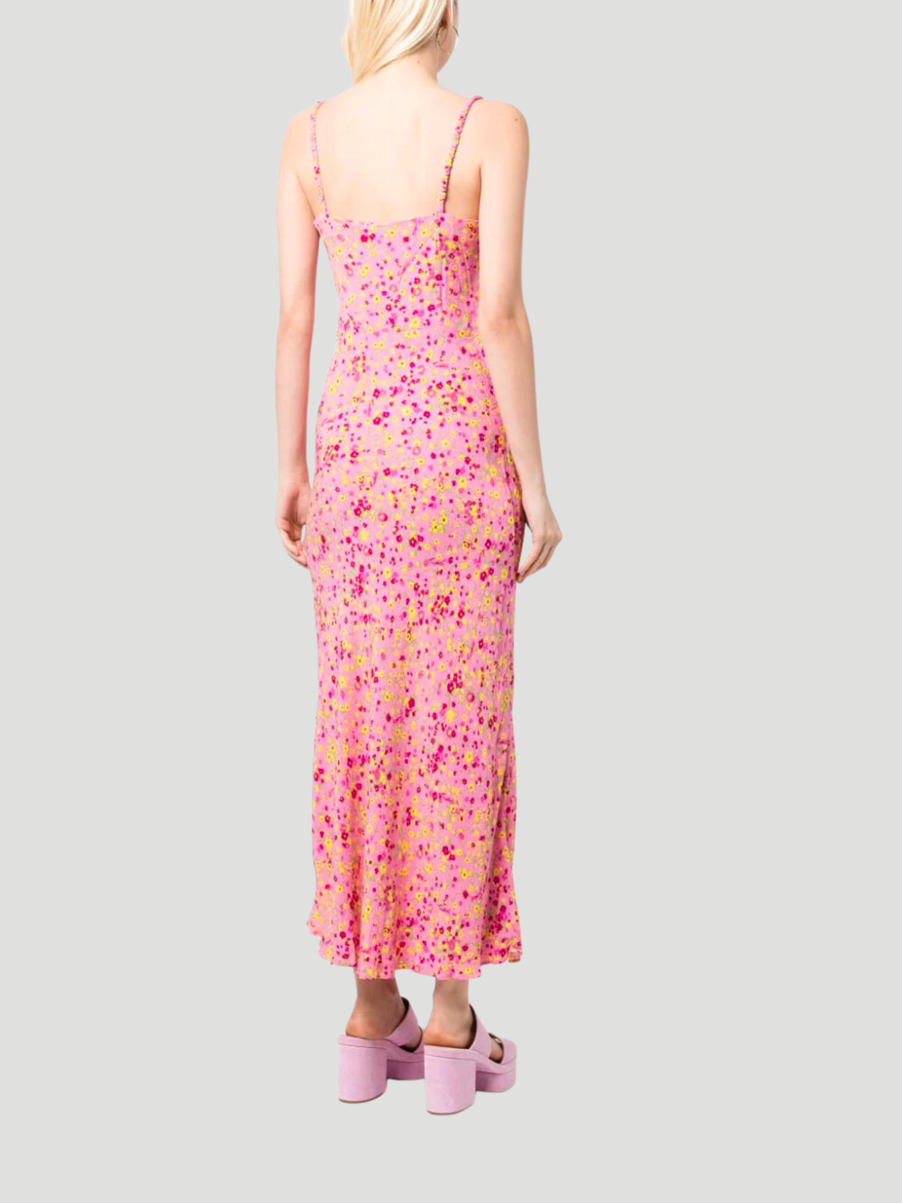 Jacquard Midi Slip Dress,ROTATE Birger Christensen,- Fivestory New York