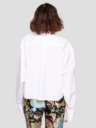 Baby Chloe Shirt White Embroidered Ciel Logo,DMN,- Fivestory New York