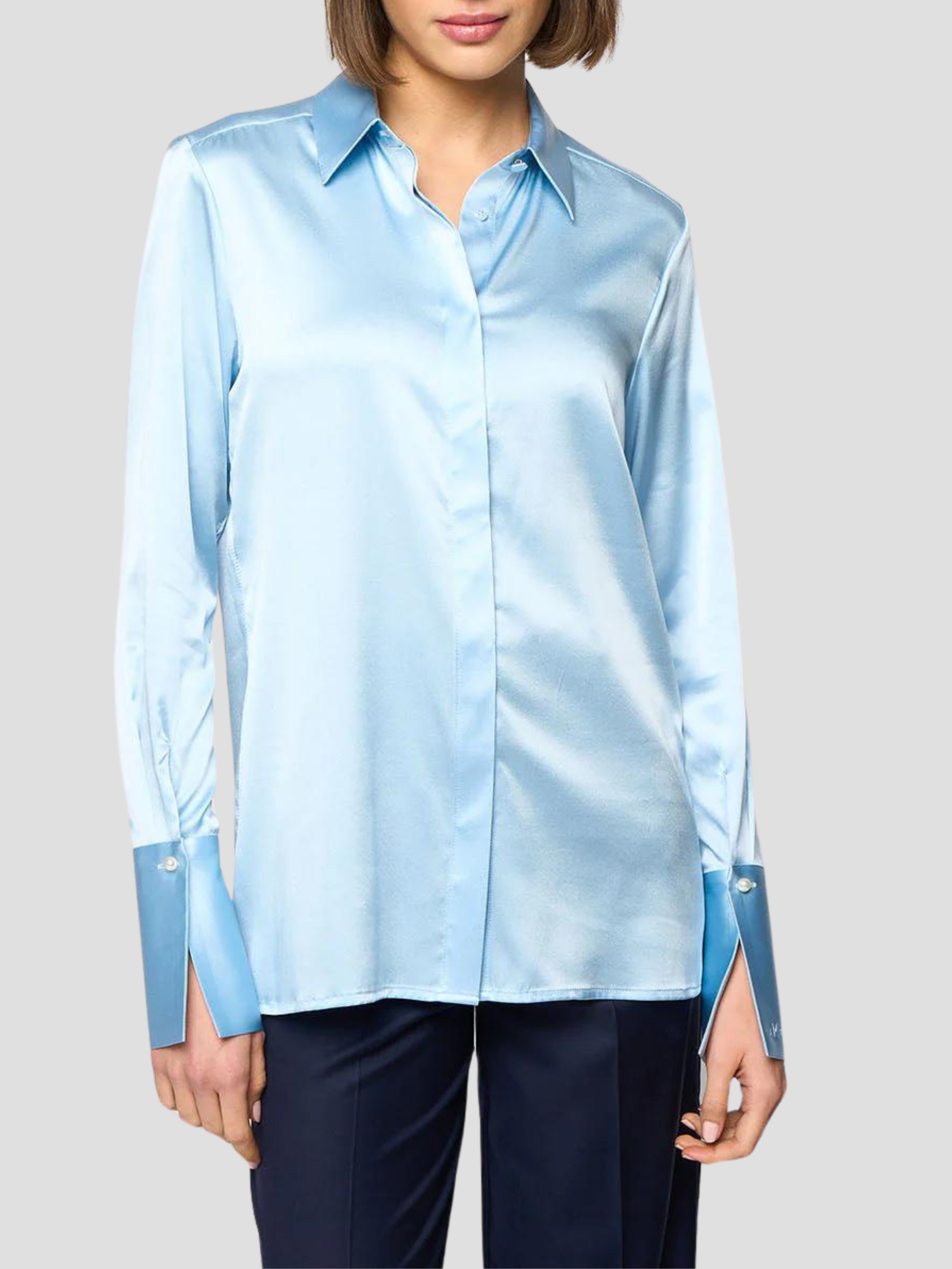 Regina Shirt in Blue,DMN,- Fivestory New York