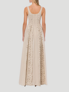 Cotton Linen Embroidered Maxi Dress,Alberta Ferretti,- Fivestory New York