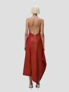 Calithea Draped Halter Midi Dress,SIMKHAI,- Fivestory New York