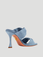 95mm Denim Twist Sandal,Aquazzura,- Fivestory New York