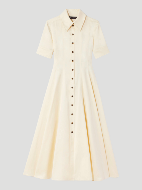 Silk Cotton Dress in Ecru,PROENZA SCHOULER,- Fivestory New York
