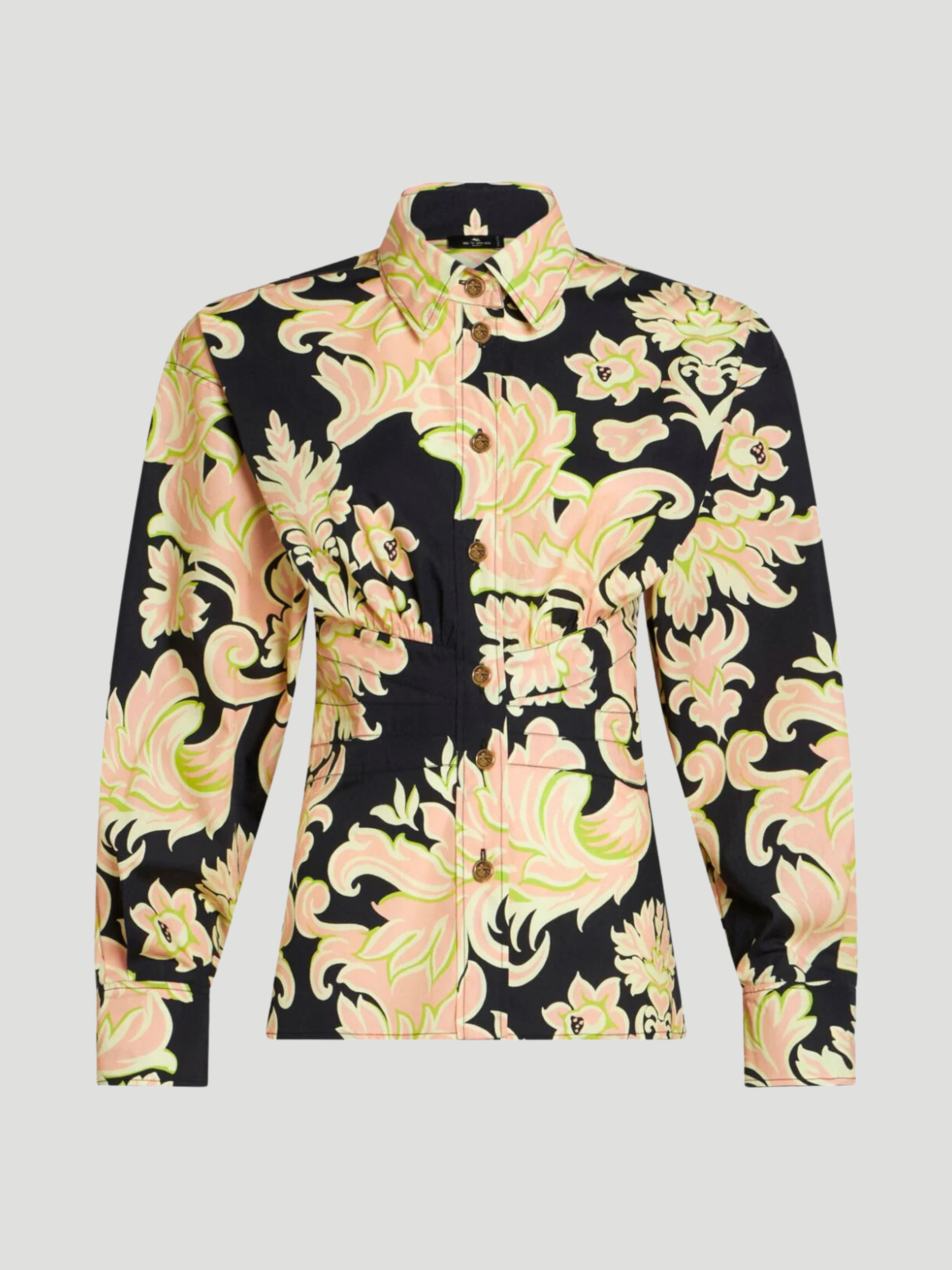 Venus Print Cotton-Blend Shirt,Etro,- Fivestory New York