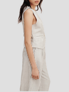 Blue Stripe Diana Vest,POSSE,- Fivestory New York