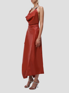 Calithea Draped Halter Midi Dress,SIMKHAI,- Fivestory New York